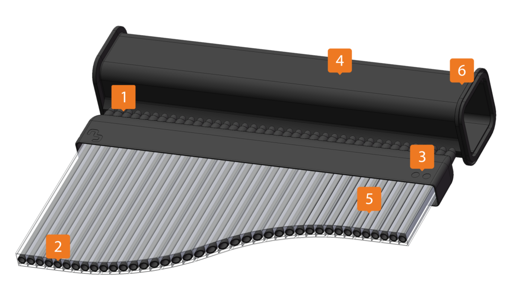 UMA solar pool heating eco-spark design